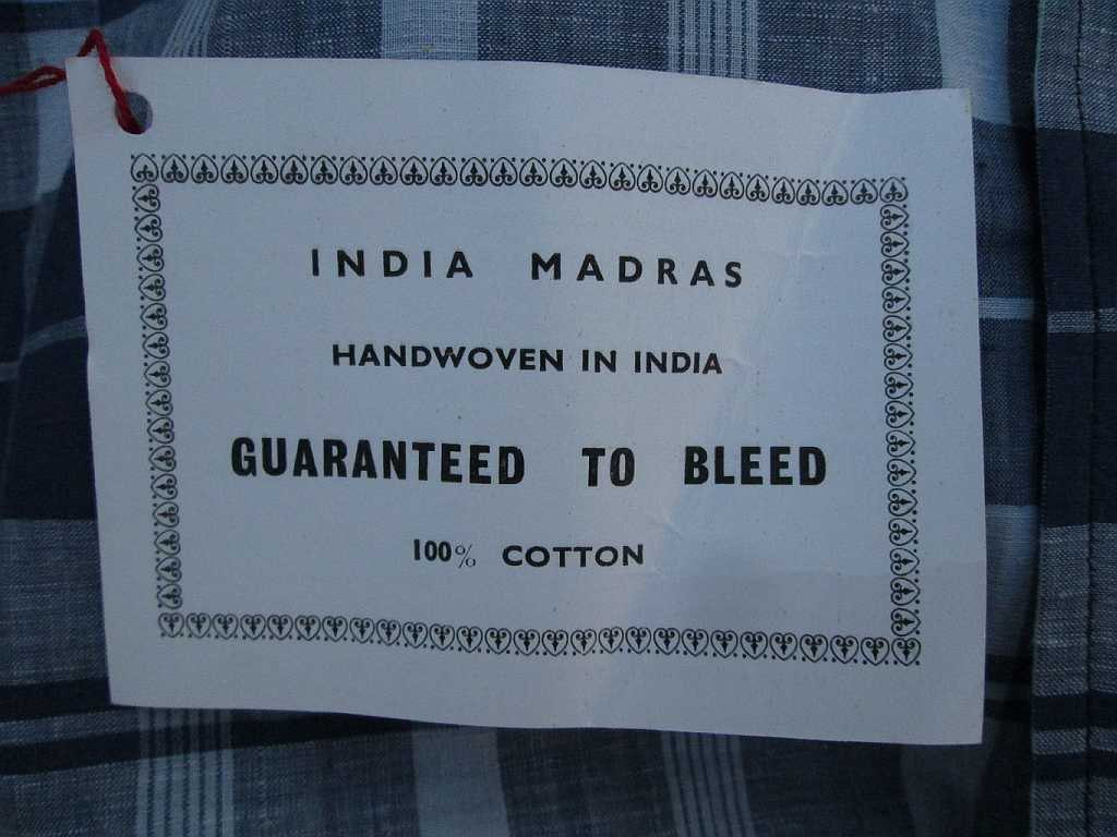 1960s Deadstock Bleeding Madras Shirts – A Nice Little Haul